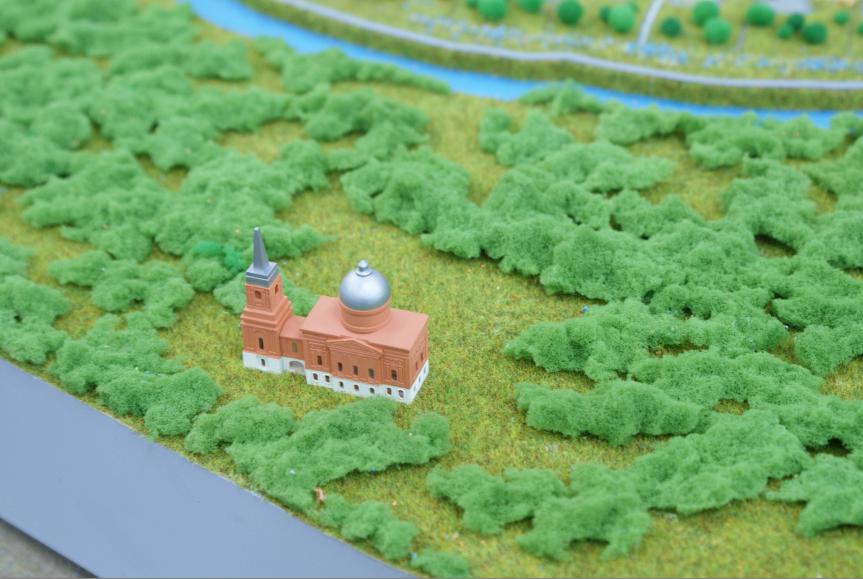 Архитектурный макет "Экопоселок Нара"
