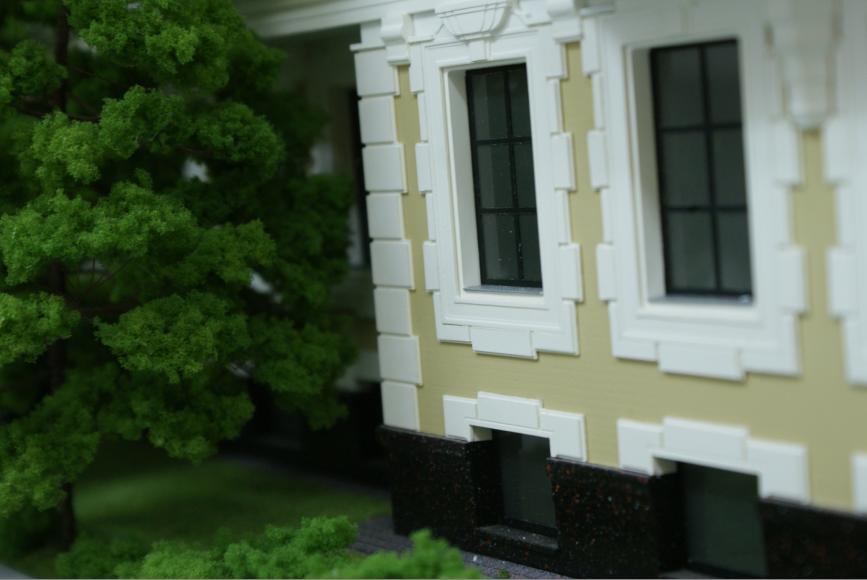 Архитектурные макеты зданий Сивцев Вражек. 1:50 Архитектурные макеты зданий